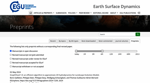 earth-surf-dynam-discuss.net