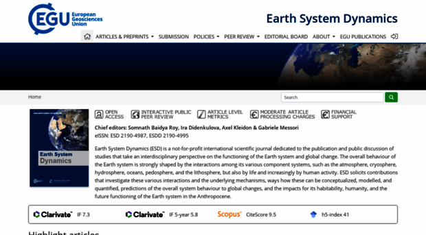 earth-system-dynamics.net