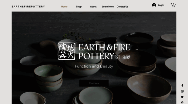 earthandfirepottery.net