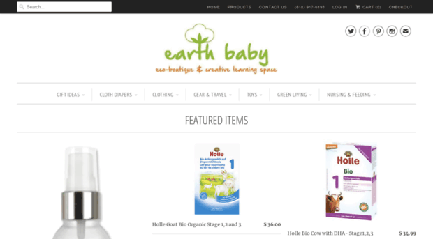 earthbabyboutique.com