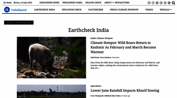 earthcheck.indiaspend.com