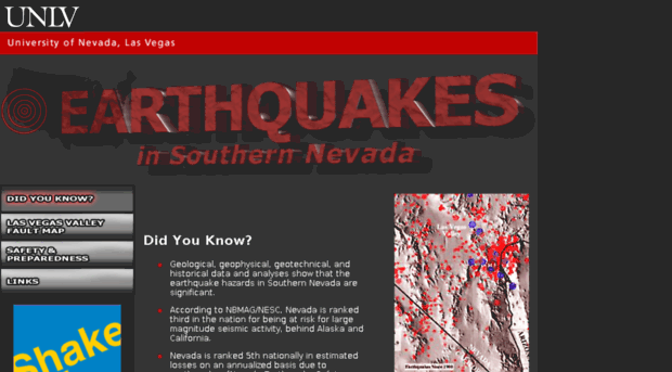 earthquakes.unlv.edu