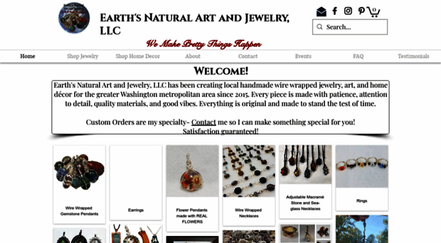 earthsnaturalartandjewelry.com