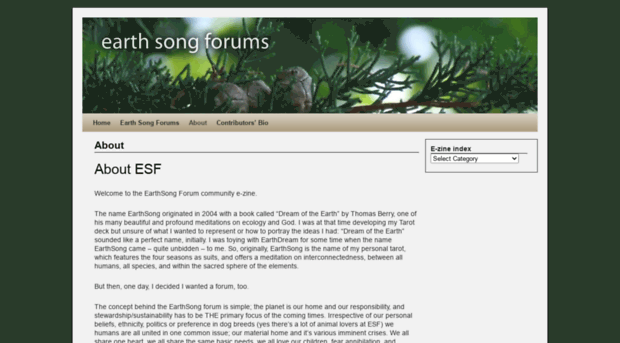 earthsongforums.com