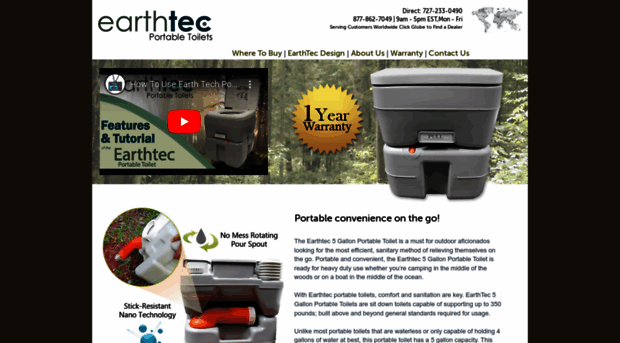 earthtectoilets.com