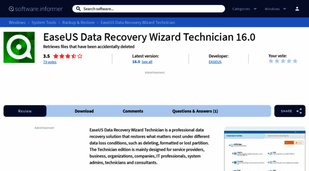 easeus-data-recovery-wizard-technician.software.informer.com