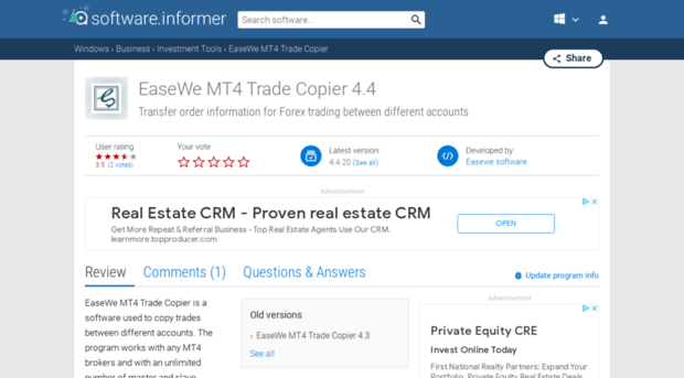 easewe-mt4-trade-copier.software.informer.com