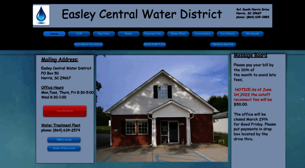 easleycentralwater.com