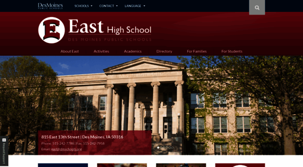 east.dmschools.org