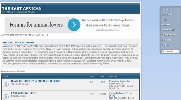 eastafrican.userboard.net