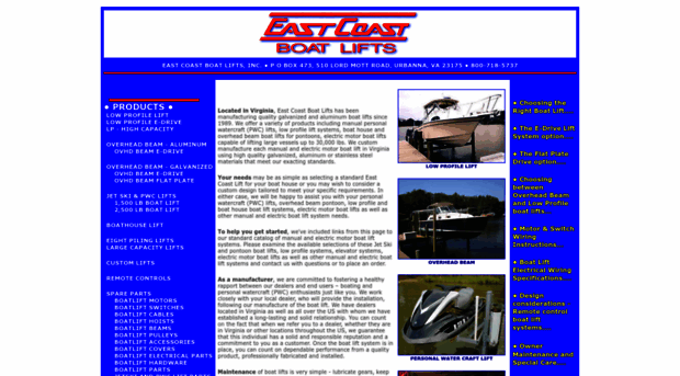 eastcoastboatlifts.com