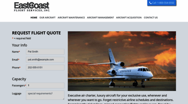 eastcoastflight.com