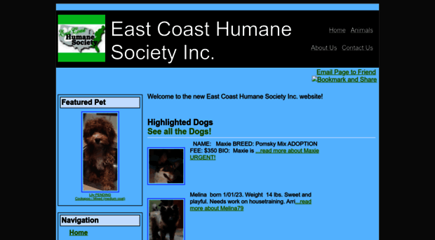 eastcoasthumanesociety.com
