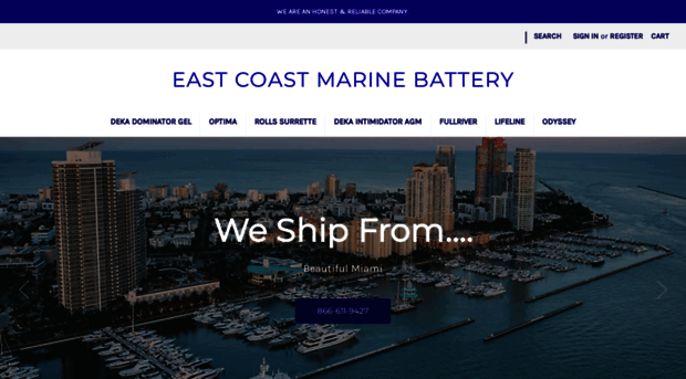 eastcoastmarinebattery.com