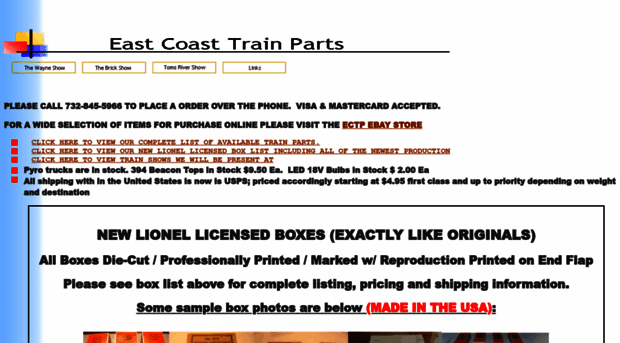 eastcoasttrainparts.com