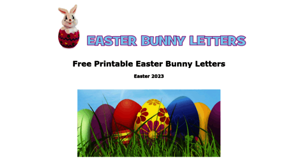 easterbunnyletters.co.uk