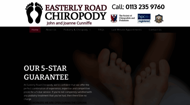 easterlyroadchiropody.co.uk