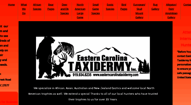 easterncarolinataxidermy.com