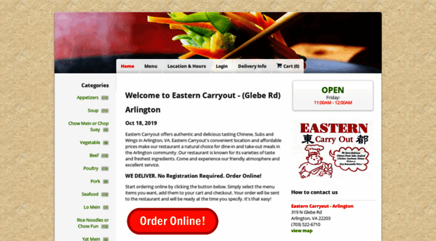 easterncarryout-va.com