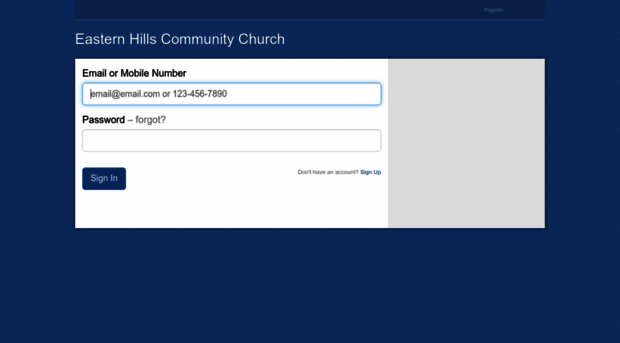 easternhillscc.infellowship.com