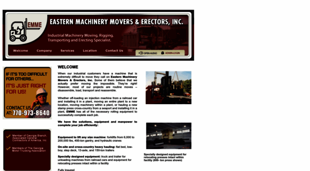 easternmachinerymovers.com