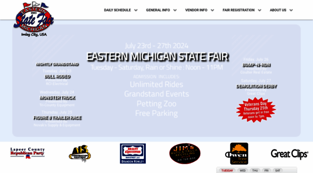 easternmichiganstatefair.com