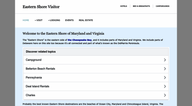 easternshorevisitor.com