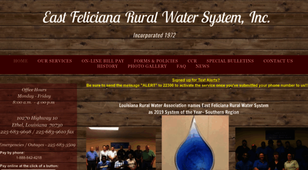 eastfelicianaruralwater.com