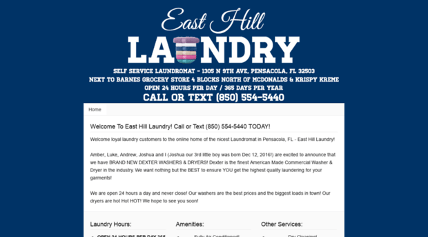 easthilllaundry.com