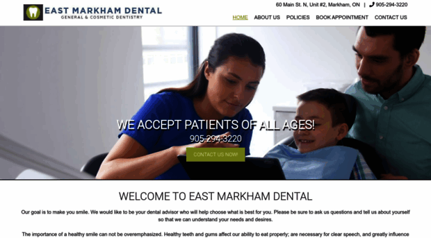 eastmarkhamdental.com