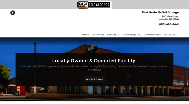 eastnashvilleselfstorage.com