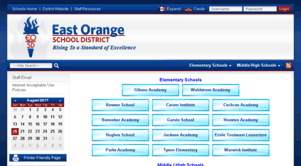 eastorange.schoolfusion.us