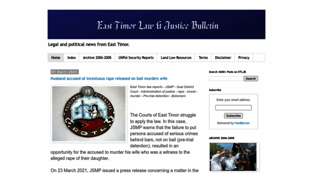 easttimorlawandjusticebulletin.com