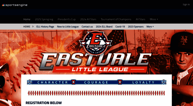 eastvalelittleleague.com