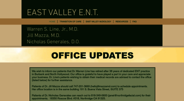 eastvalleyent.com