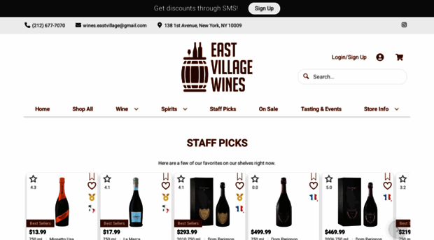 eastvillagewines.com