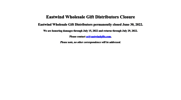 eastwindgifts.com