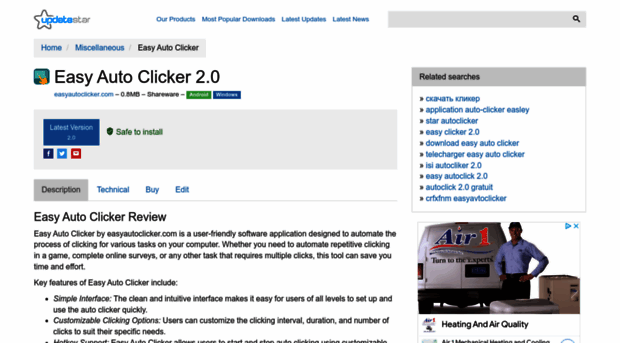 easy-auto-clicker.updatestar.com