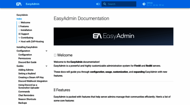 easyadmin.readthedocs.io - EasyAdmin - Easy Admin Readthedocs