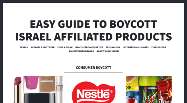 easyboycottisraelguide.wordpress.com