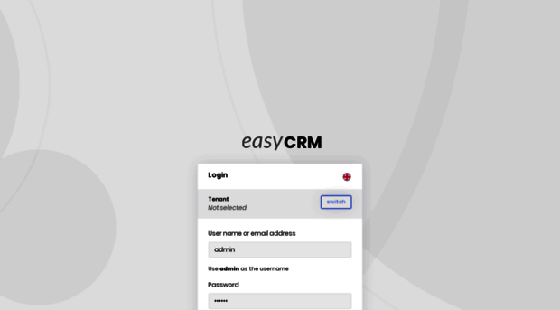 easycrm.abp.io