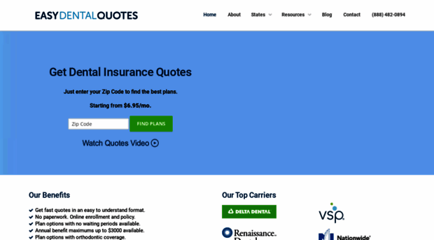 easydentalquotes.com