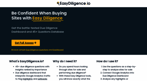 easydiligence.io