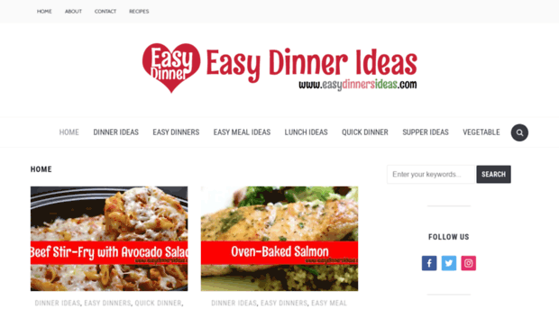 easydinnersideas.com