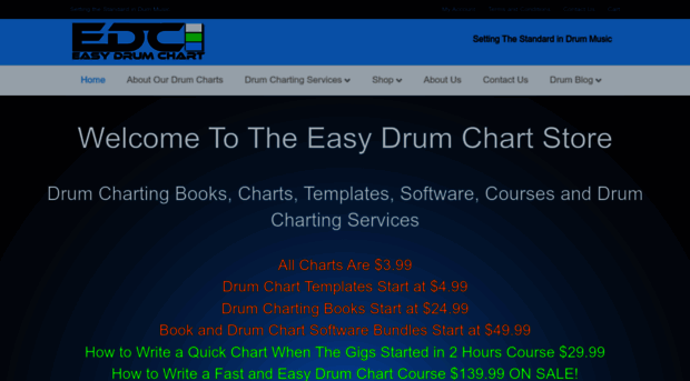 easydrumchart.com