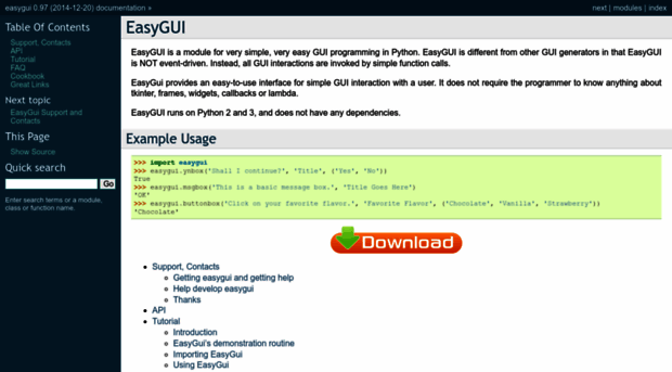 easygui.sourceforge.net