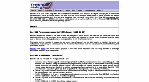 easyh10.sourceforge.net