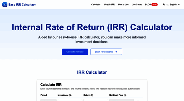 easyirrcalc.com
