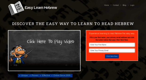 easylearnhebrew.com