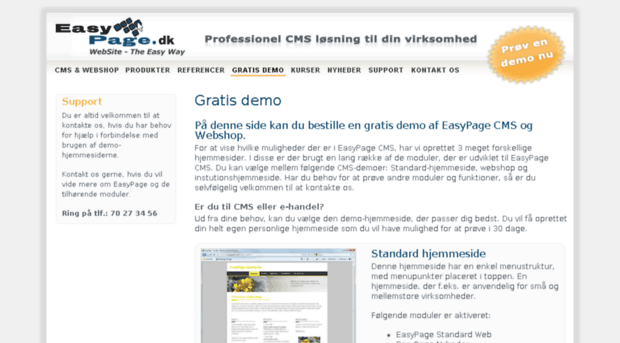 easypagedemo.dk